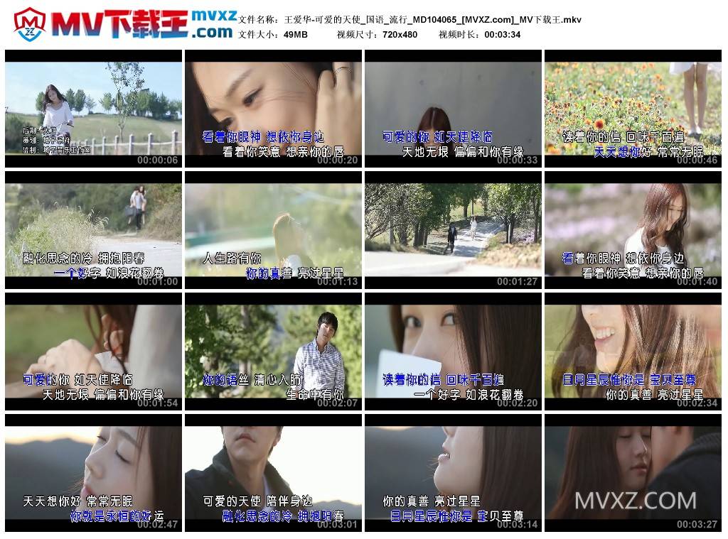 王爱华-可爱的天使_国语_流行_MD104065